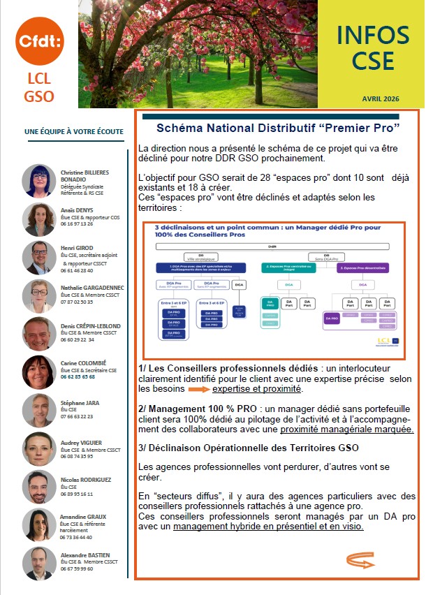 INFOS CSE GSO 04 /2026