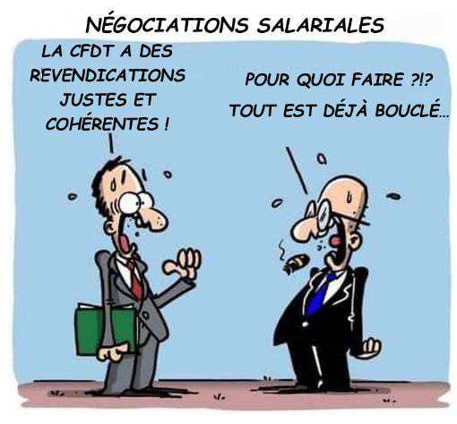 NÉGOCIATION SALARIALE 2026 : POUR LA CFDT, C'EST NON !